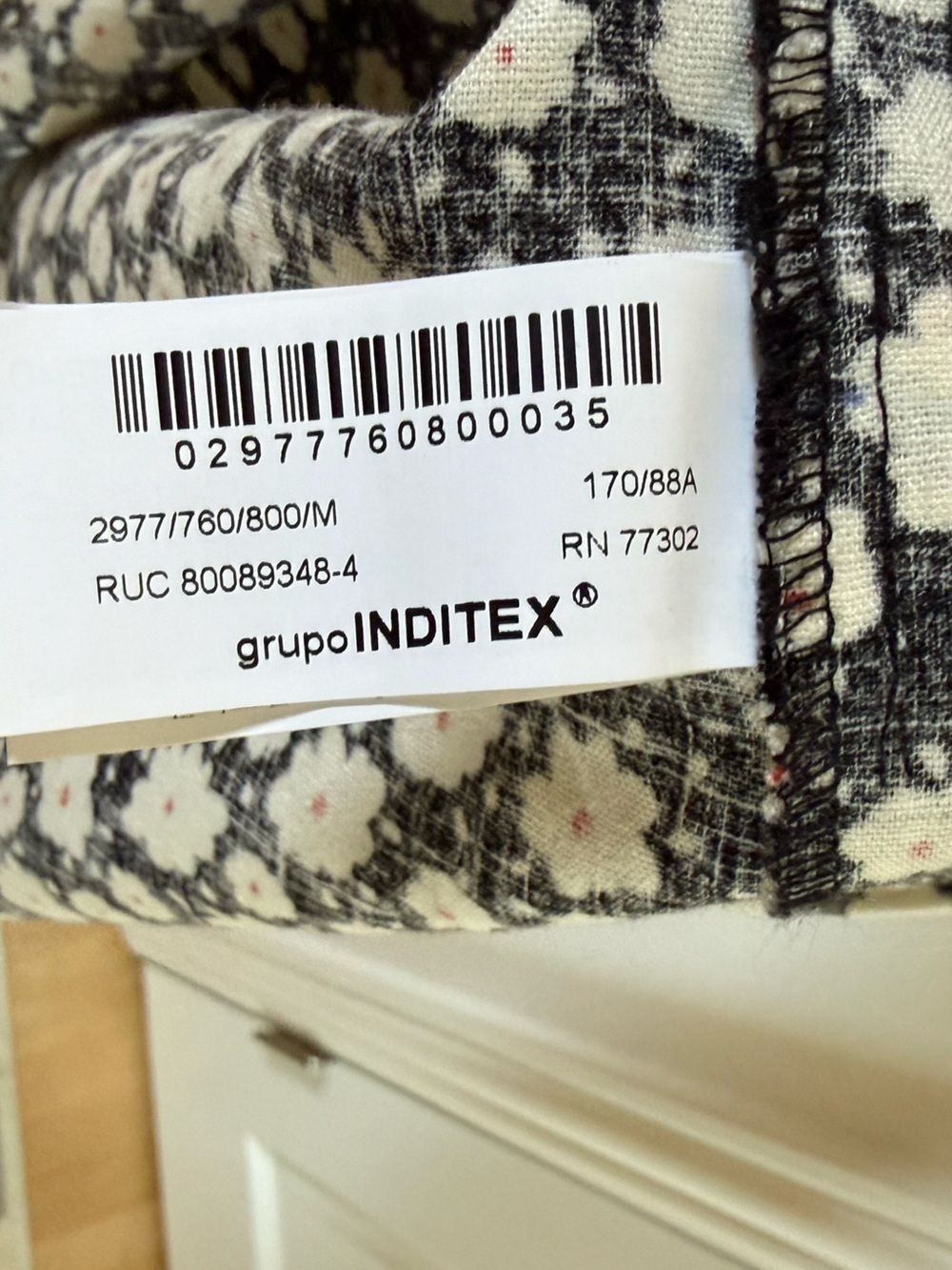 Zara Linen Floral Strapy Midi Dress M NWT - Picture 9 of 14